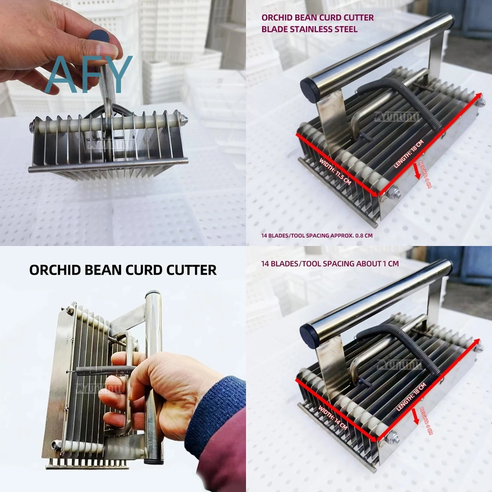 Meal Prep Tofu - Stainless Steel Tofu Cutter for Kitchen
