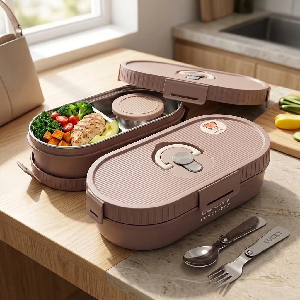 Meal Prep Or Prep Meal - Microwavable 304 Stainless Steel Bento Box