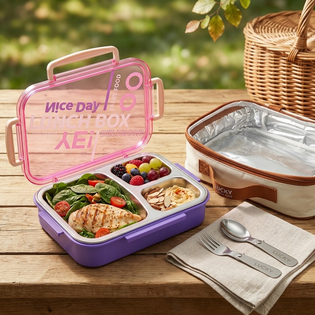 Meal Prep Or Prep Meal - Microwavable 304 Stainless Steel Bento Box