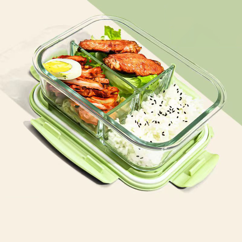 Meal Prep Kits - High quality Lunch Box Glass 1050ml