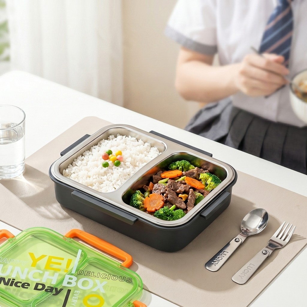 Meal Prep Or Prep Meal - Microwavable 304 Stainless Steel Bento Lunch