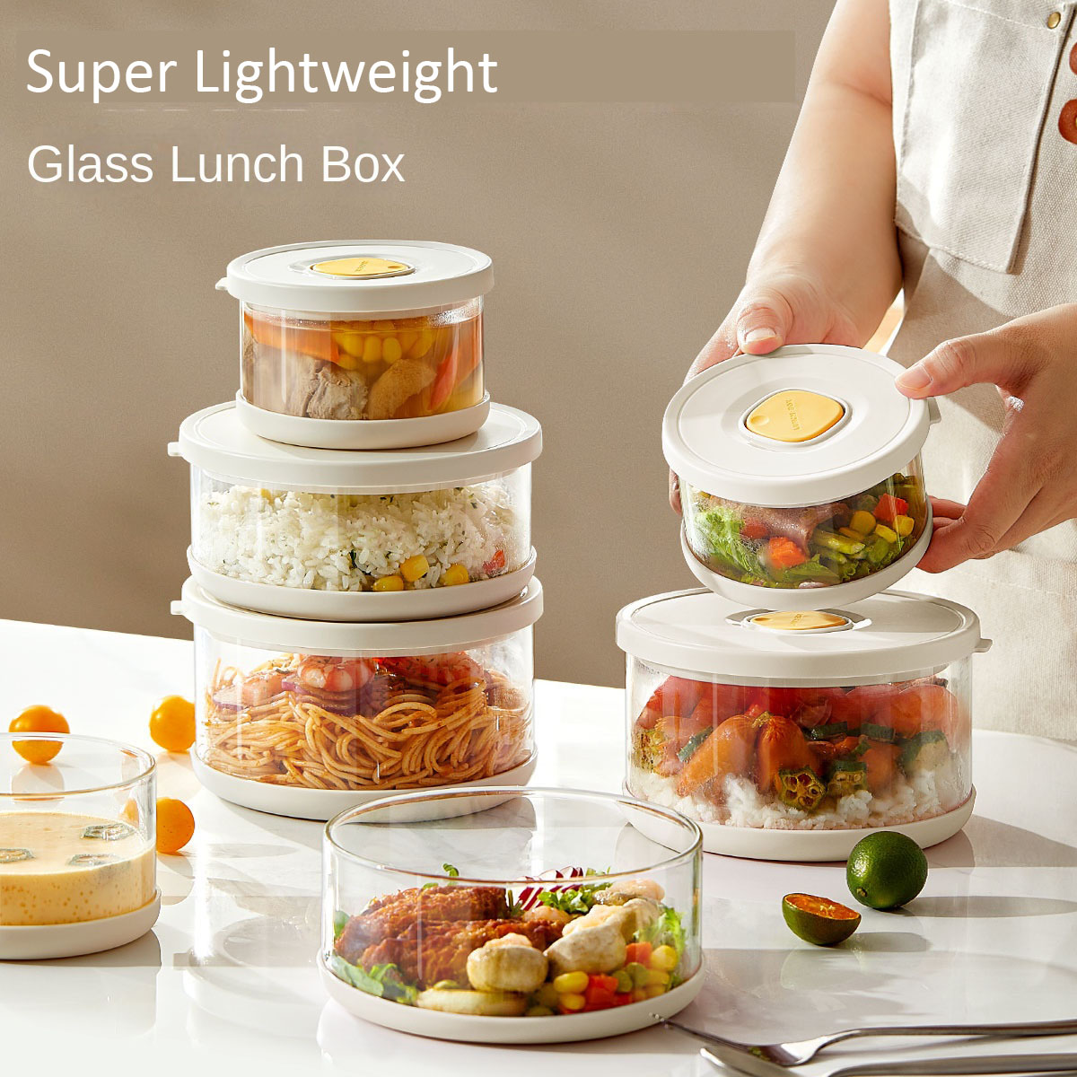 Glass Food Storage Container A - Meal Prep Frozen recension och pris