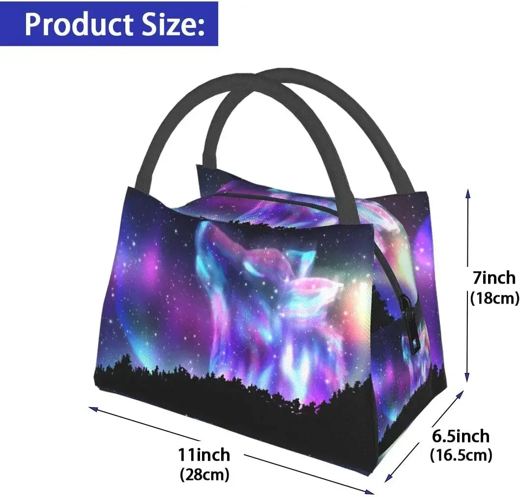Galaxy Wolf Thermal Lunch Bag  - Meal Prep Tofu recension och pris