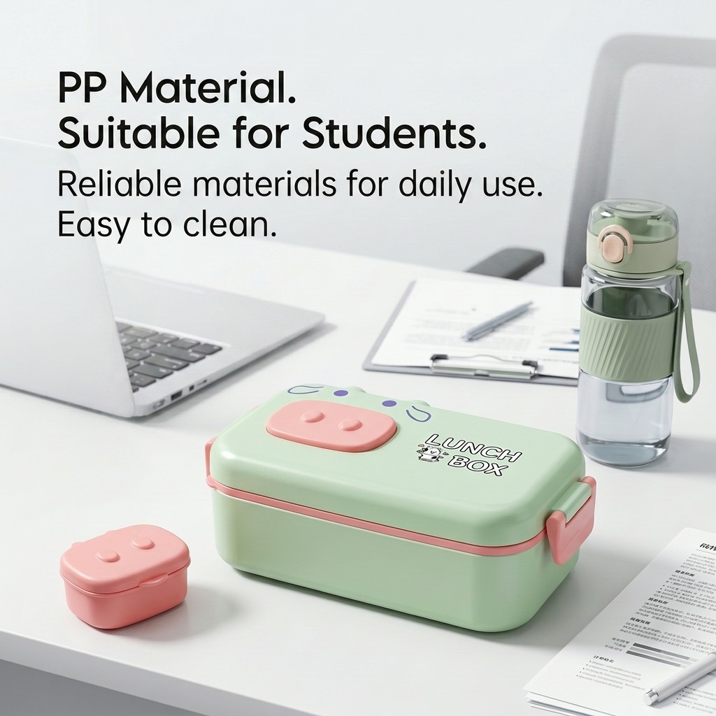 Kawaii Plastic Bento Box for K - Meal Prep Or Prep Meal recension och pris
