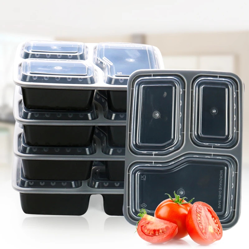7 Pack 3 Compartment Meal Prep - Meal Prep Kits recension och pris