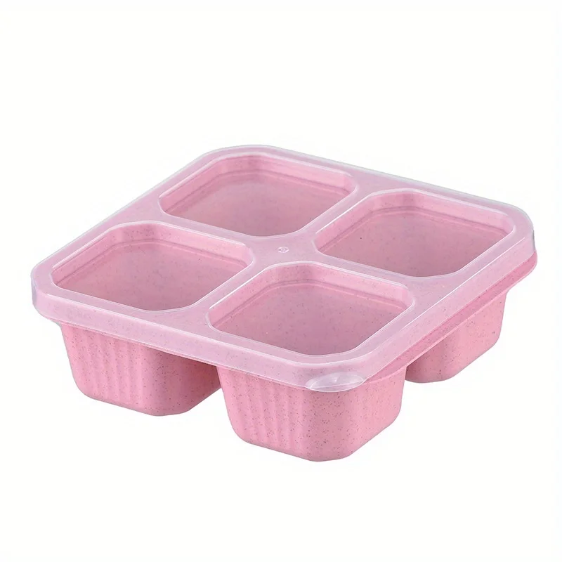 Snack Box with Four Transparen - Meal Prep Kits recension och pris