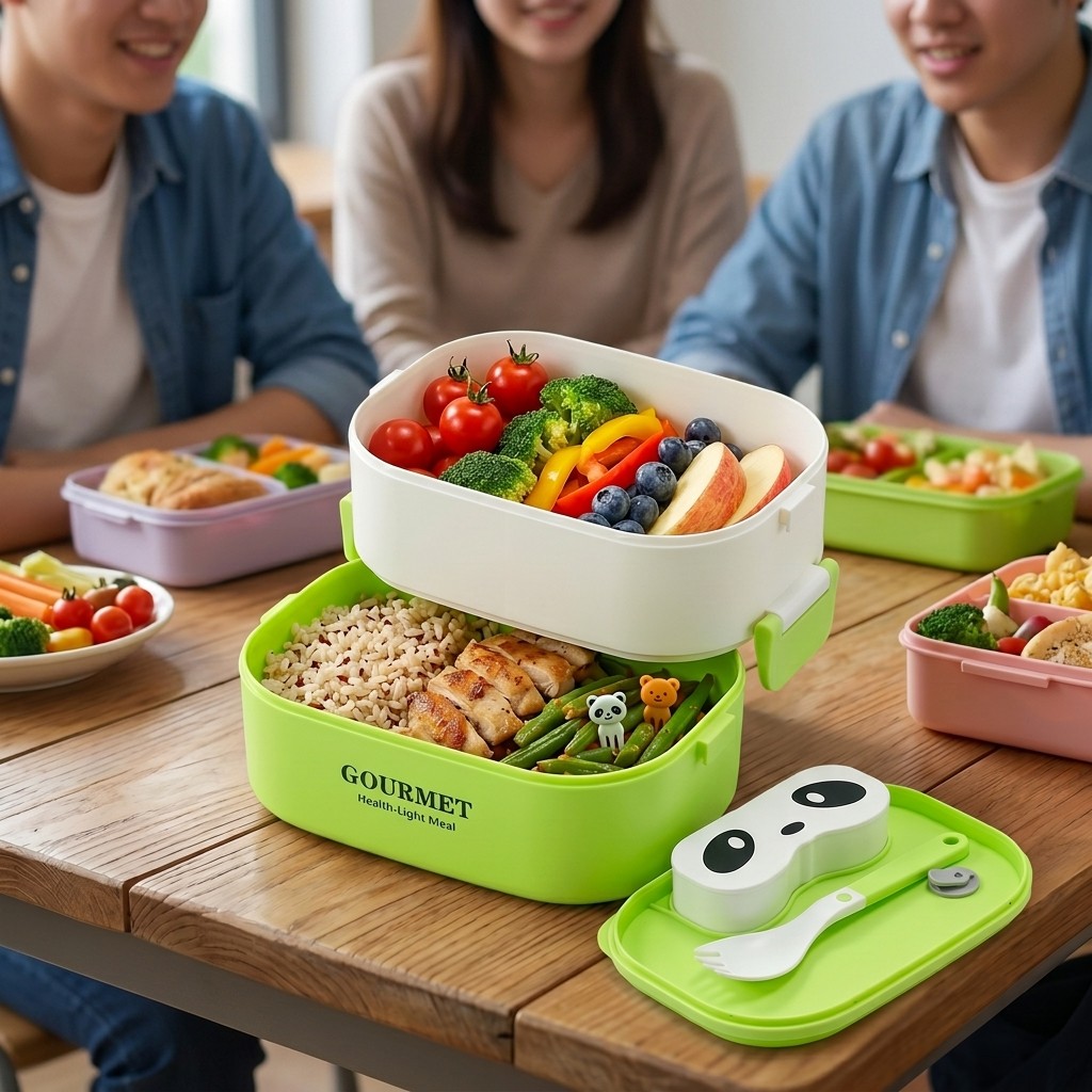1/2 Layer Microwavable Plastic - Meal Prep Or Prep Meal recension och pris
