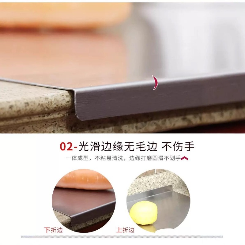 Stainless Steel Cutting Board, - Food Prep Mat recension och pris