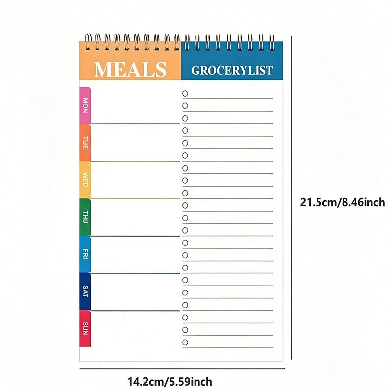 Weekly Meal Planner Notepad 5. - Food Prep Mat recension och pris