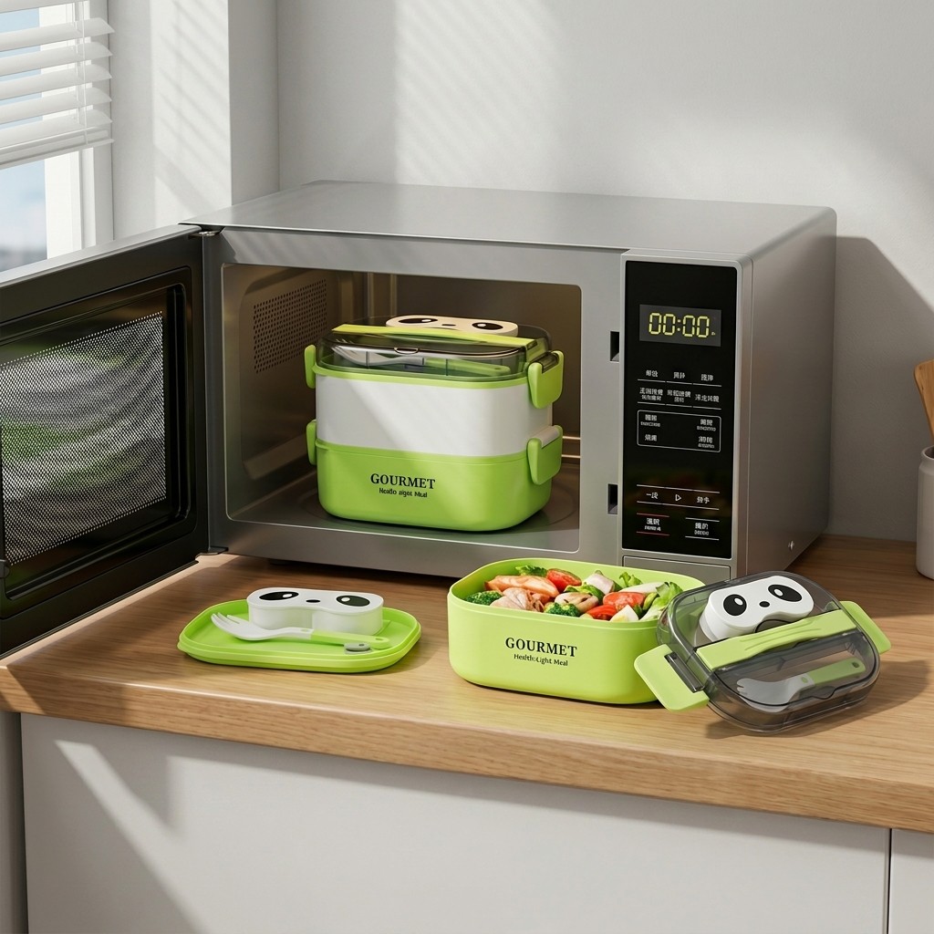 Microwavable Panda Plastic Ben - Meal Prep Or Prep Meal recension och pris