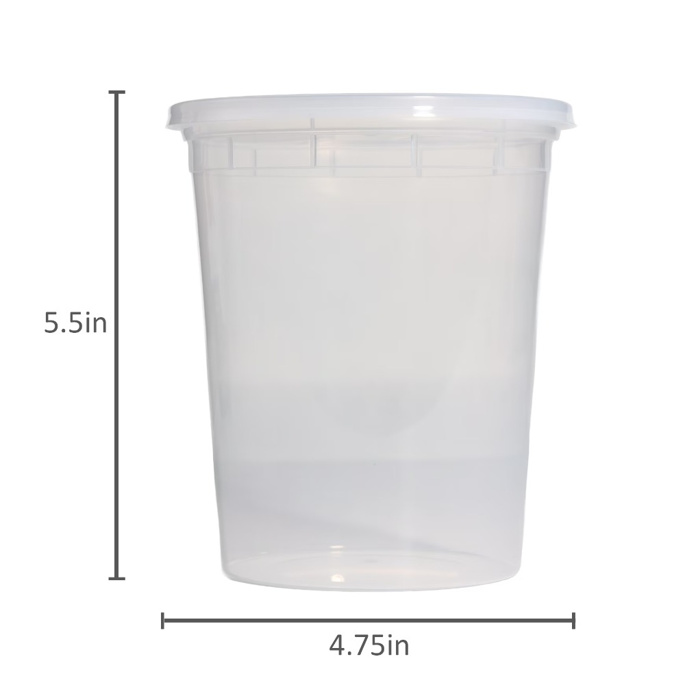 Set of 40 Plastic Deli Contain - Meal Prep Kits recension och pris