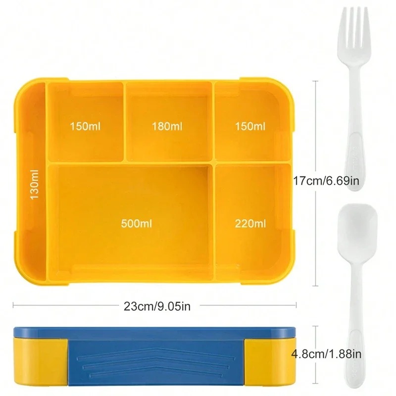 1330ML Bento Lunch Box Kids Ad - Meal Prep Or Prep Meal recension och pris