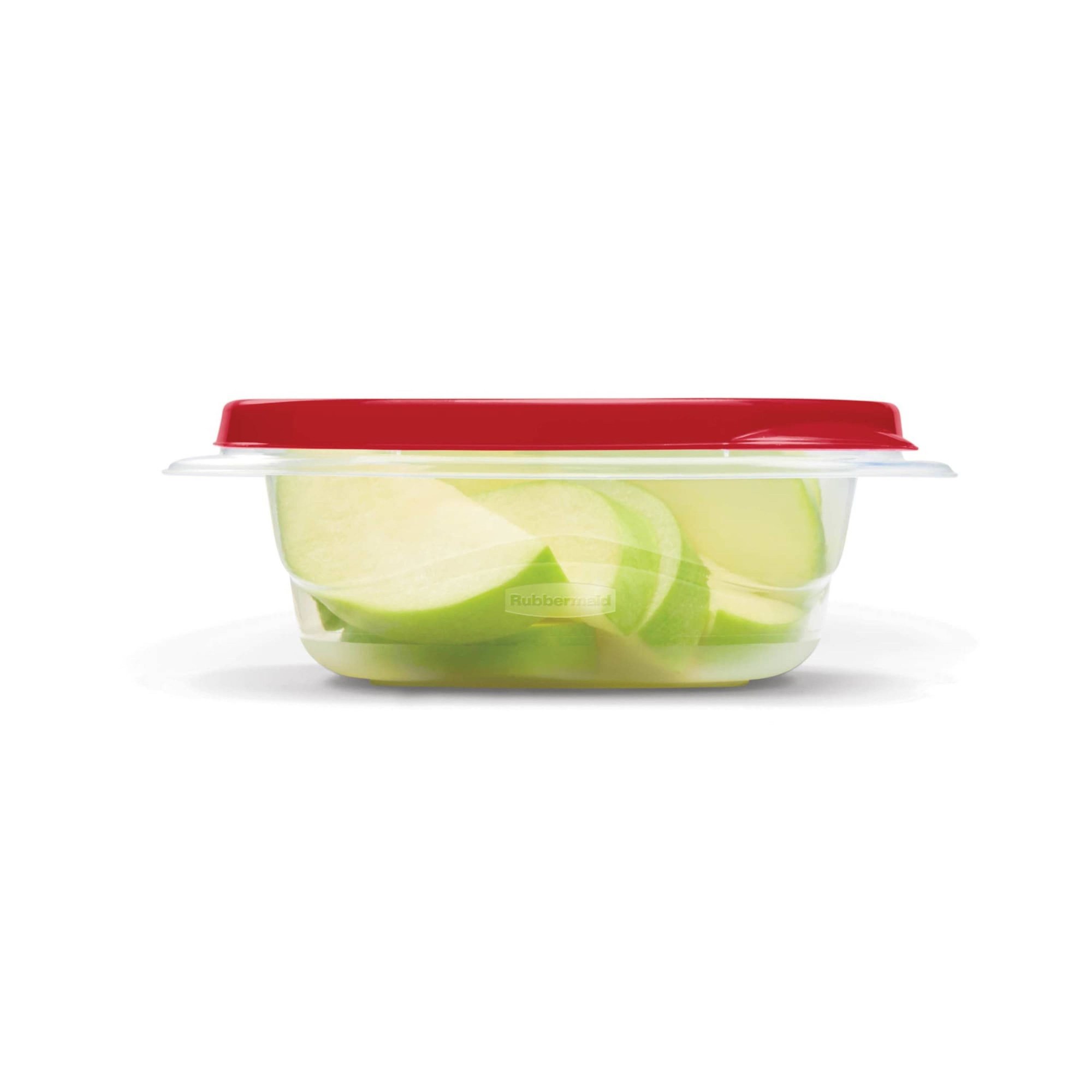 5pcs Red Lid Food Storage Cont - Meal Prep Food recension och pris