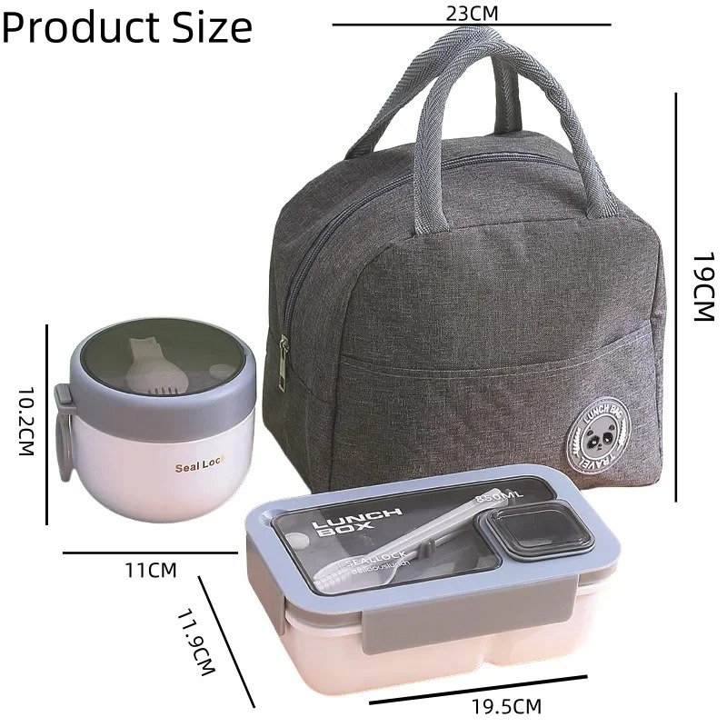 3-Piece Leakproof Lunch Contai - Meal Prep Kits recension och pris