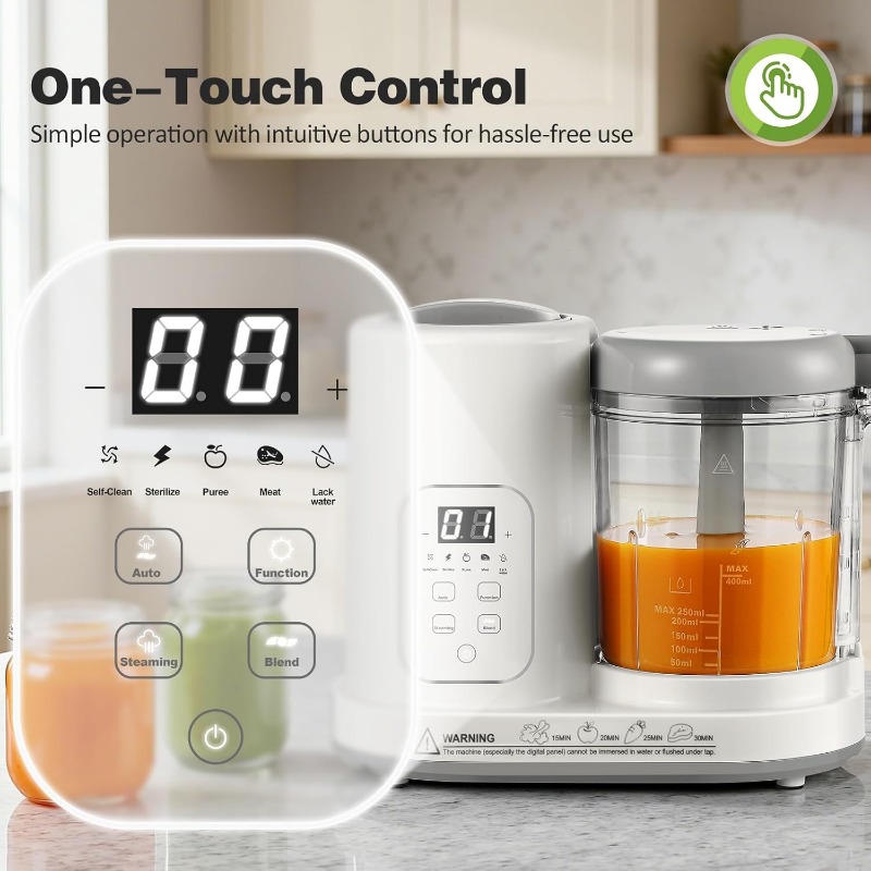 Baby Food Maker Steamer Blende - Meal Prep Youtube recension och pris