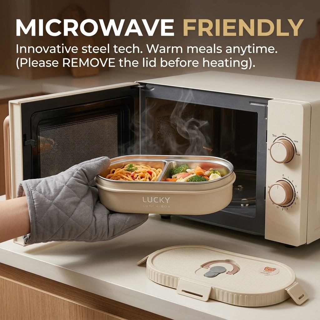 Microwavable 304 Stainless Ste - Meal Prep Kits recension och pris