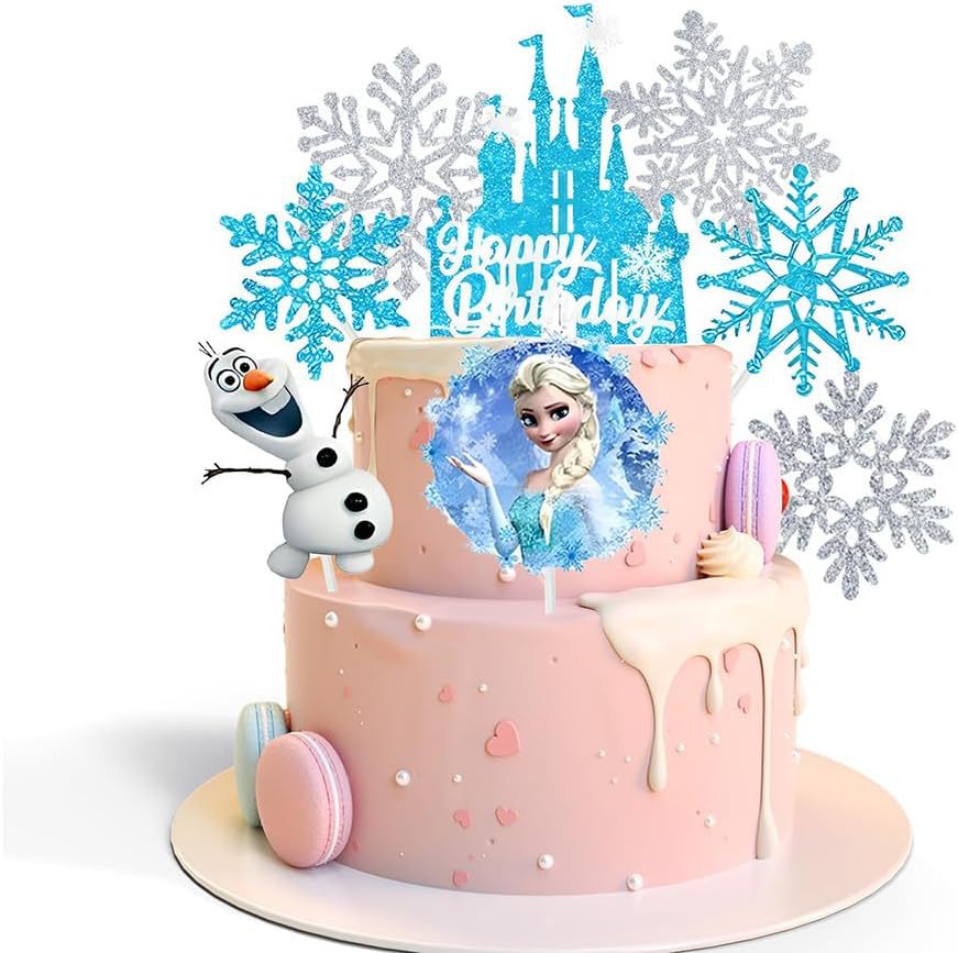 Frozen Elsa Princess Cake Topp - Meal Prep Frozen recension och pris