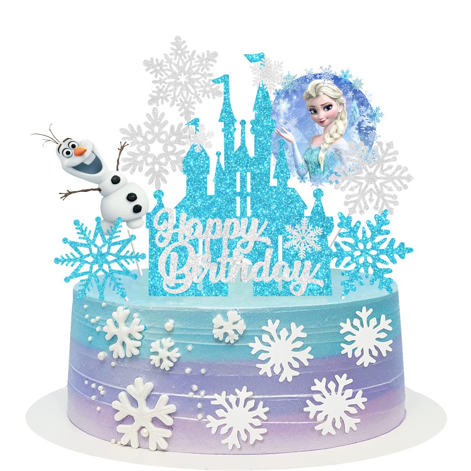 Frozen Elsa Princess Cake Topp - Meal Prep Frozen recension och pris
