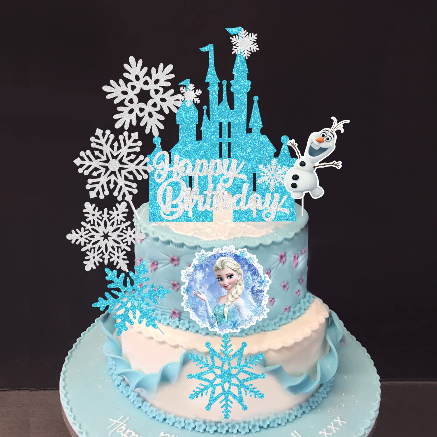 Frozen Elsa Princess Cake Topp - Meal Prep Frozen recension och pris