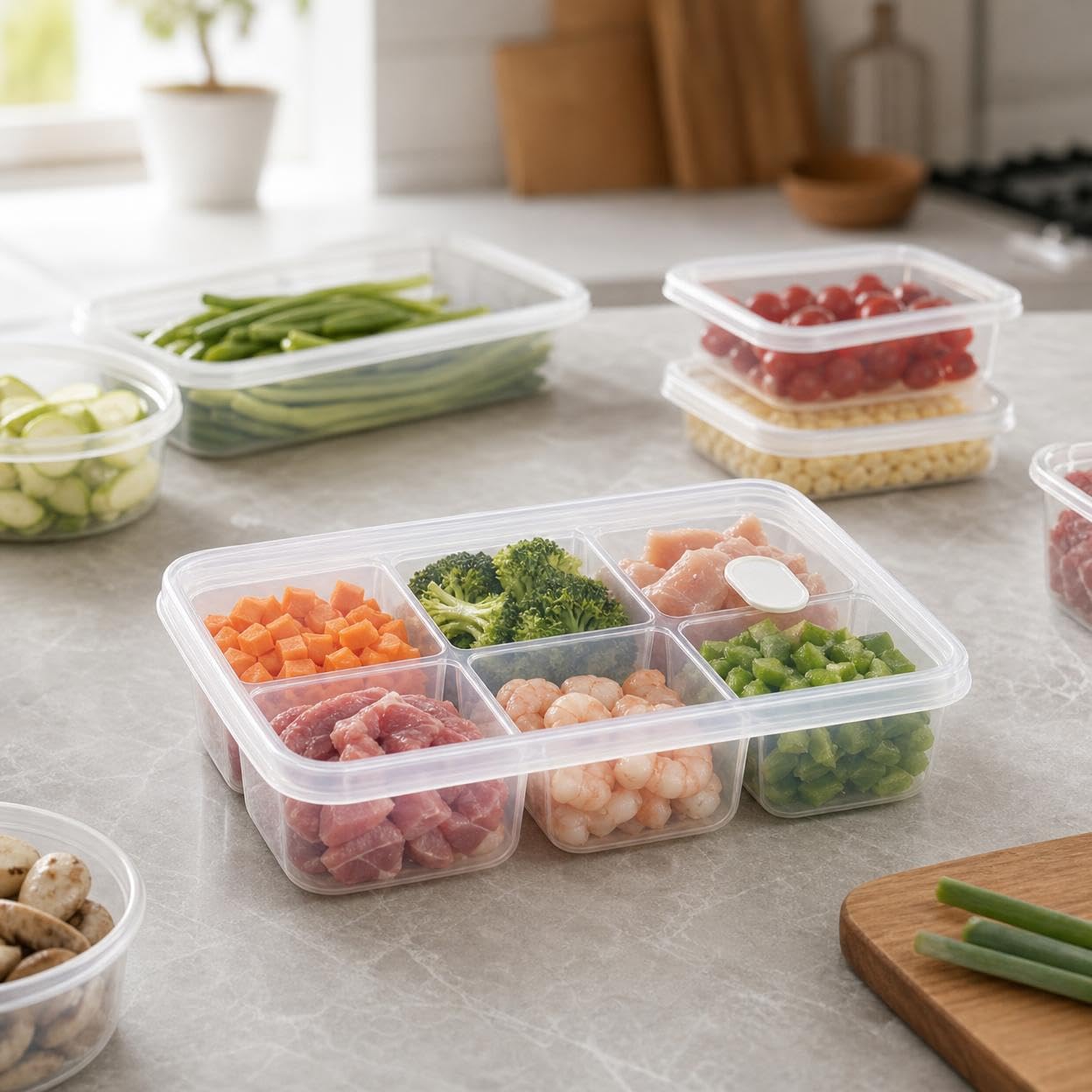 6 Compartment Food Grade Freez - Meal Prep Frozen recension och pris
