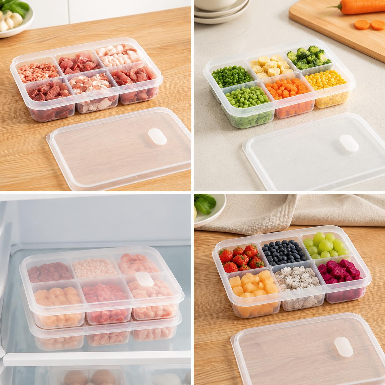 6 Compartment Food Grade Freez - Meal Prep Frozen recension och pris