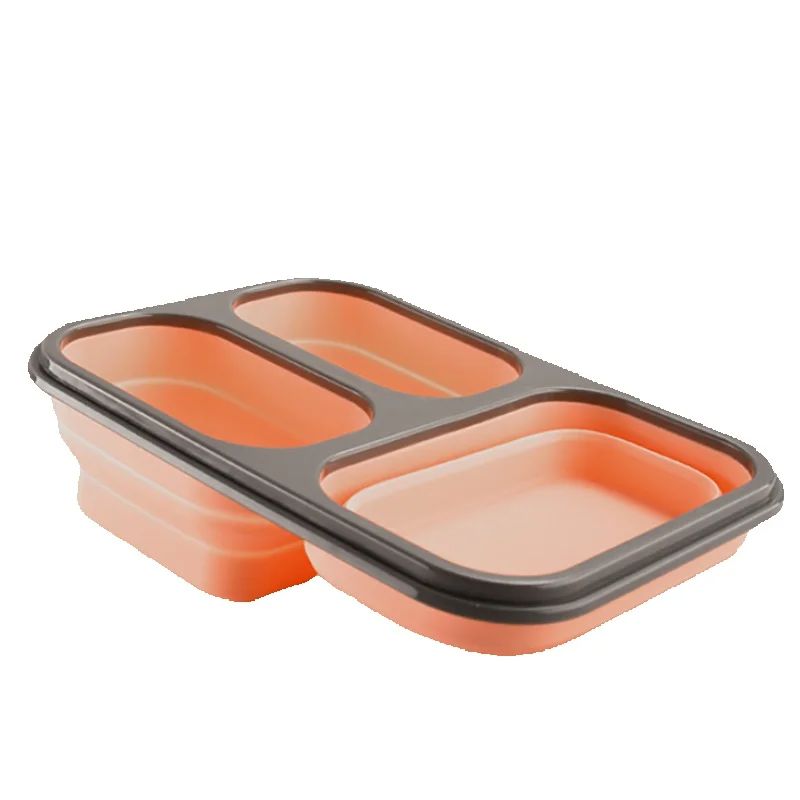 1100ml Foldable Silicone Lunch - Meal Prep Kits recension och pris