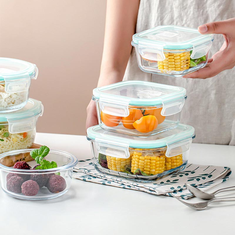 High Borosilicate Glass Lunch  - Meal Prep Kits recension och pris