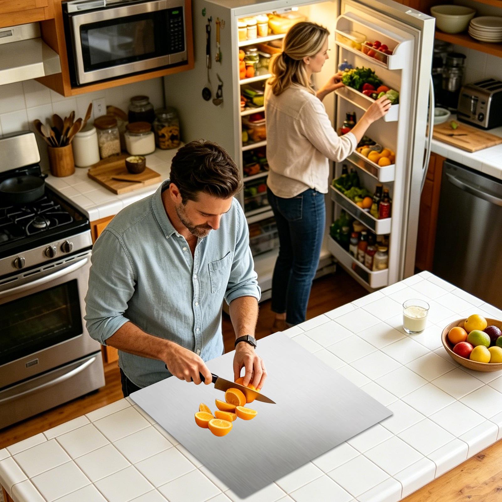 Stainless Cutting Board Dishwa - Meal Prep Food recension och pris