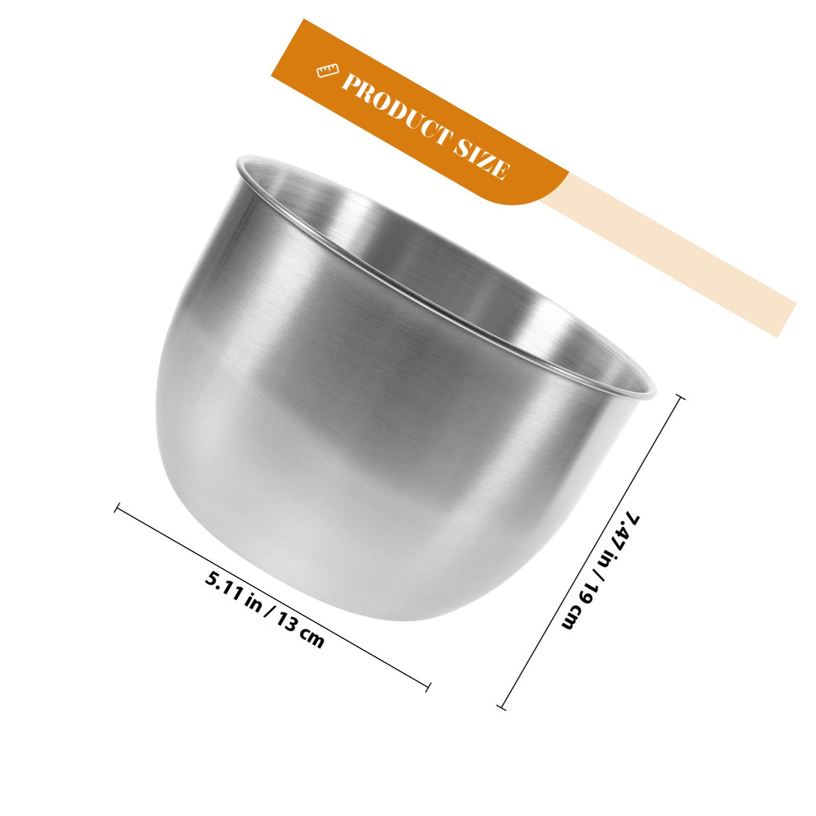 Deep Stainless Steel Mixing Bo - Meal Prep Food recension och pris