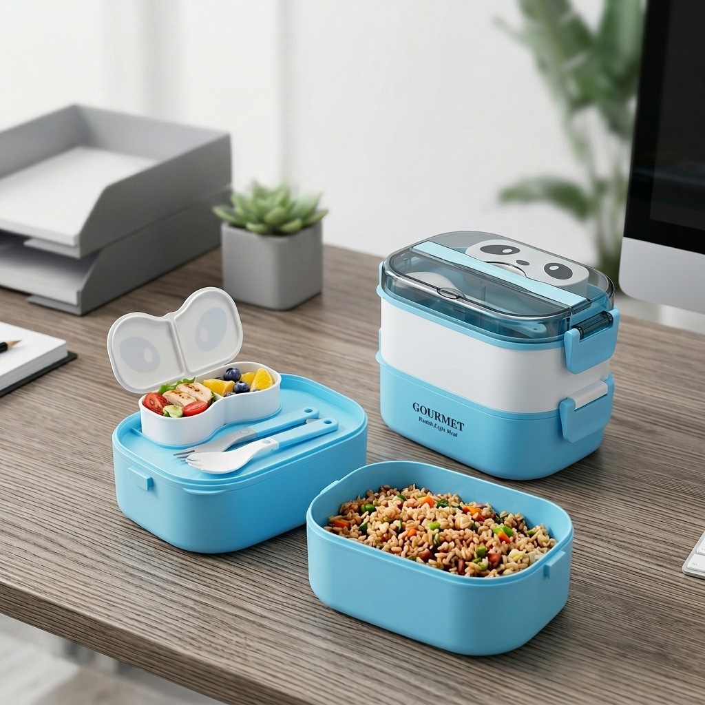 Microwavable Plastic Bento Box - Meal Prep Or Prep Meal recension och pris
