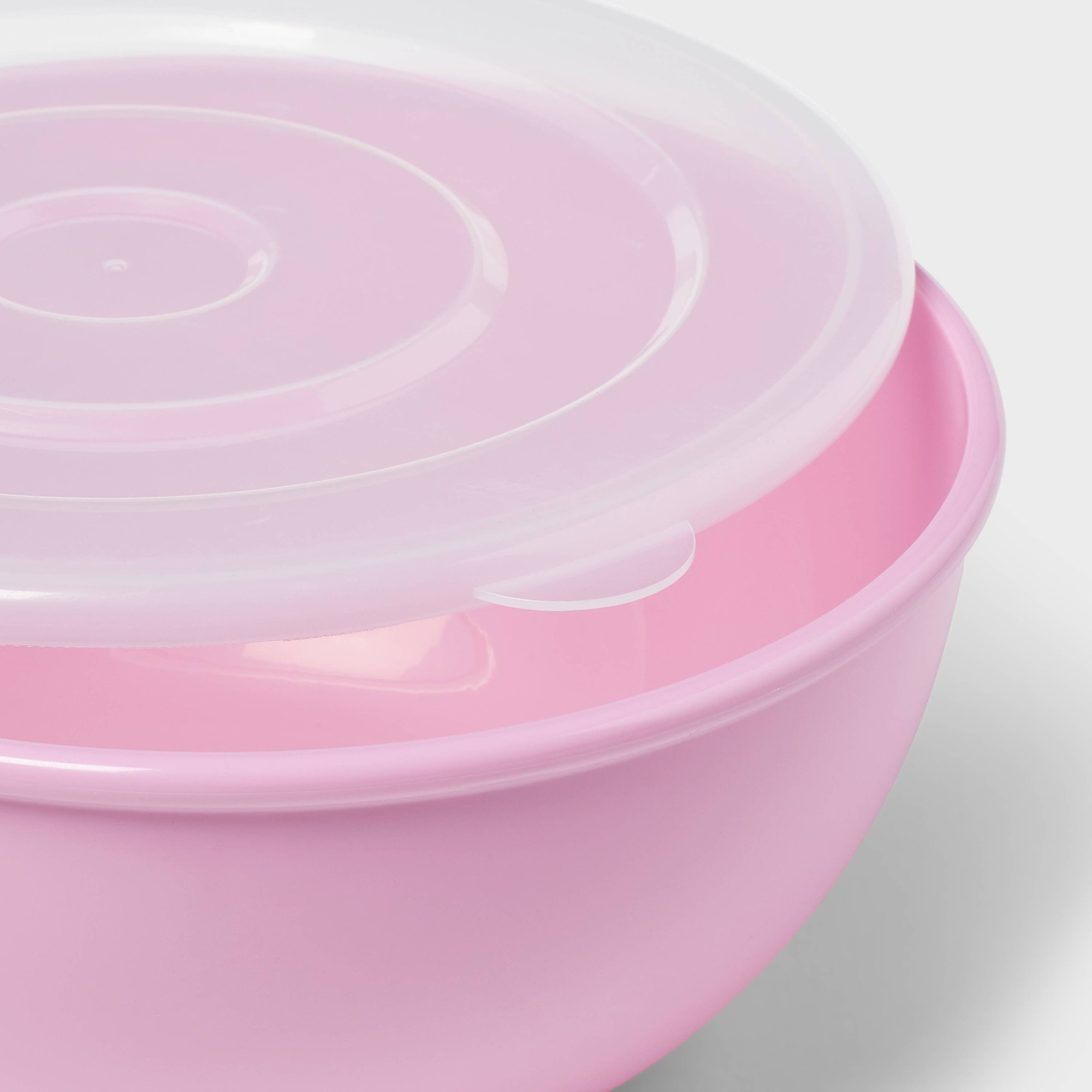 Pink Bowl With Matching Lid, D - Meal Prep Food recension och pris