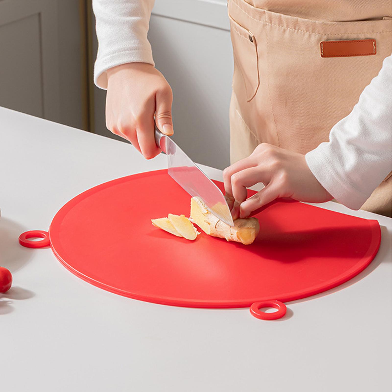 Silicone Cutting Board With Dr - Food Prep Mat recension och pris